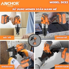 MÁY KHOAN PIN ANCHOR DCE2 PIN 20V