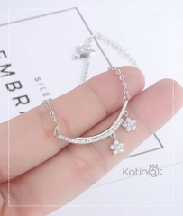 Dây chuyền bạc treo thanh hoa