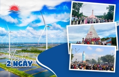 TOUR CÀ MAU 01: SÀI GÒN - ĐẤT MŨI - BẠC LIÊU - MẸ NAM HẢI - ĐIỆN GIÓ - SÓC TRĂNG - SGN 2N - 2Đ KS 5 SAO