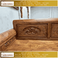 Trường Kỷ Gỗ Hương Đá Chân Quặp 217