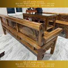 Bộ Trường Kỷ Gỗ Gụ Lào 11 Chỉ 217