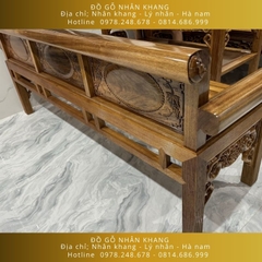 Bộ Trường Kỷ Gỗ Gụ Lào 10 Chỉ 197