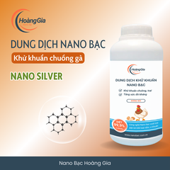 Dung Dịch Nano Bạc Khử Khuẩn - Chuồng Gà