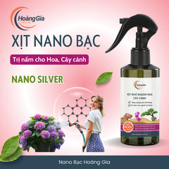 Trị Nấm Cây & Hoa Nano Bạc