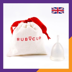 [XẢ KHO] - Cốc nguyệt san Rubycup (Trong suốt) - Ruby cup Clear - Nhập khẩu Anh