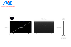 Google Tivi TCL QLED 4K 75 Inch 75P8K