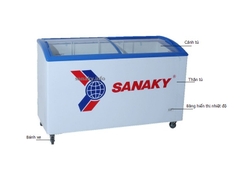 Tủ đông kính cong Sanaky VH-418K