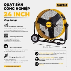 Quạt công nghiệp 24 inch Dewalt DXF2410-SEA
