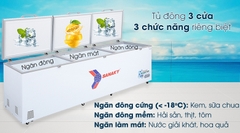 Tủ đông Sanaky 1143.5lít VH-1399HY3
