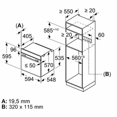 Lò Nướng Âm Tủ BOSCH HBG536EB3 | Serie 6