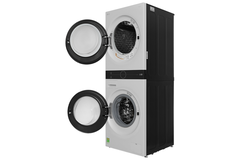 Tháp giặt sấy LG WashTower Inverter giặt 14 kg - sấy 10 kg WT1410NHE
