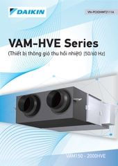 Hệ thống thông gió thu hồi nhiệt VAM - HVE Daikin