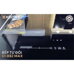 Bếp từ đôi Kocher DI-882 Max, nhập khẩu Hàn Quốc