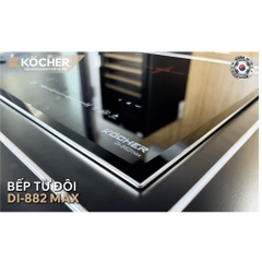 Bếp từ đôi Kocher DI-882 Max, nhập khẩu Hàn Quốc