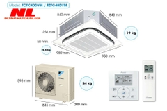 Điều hòa âm trần Daikin Inverter FCFC40DVM/RZFC40DVM