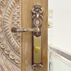 Khóa cửa chính và đại sảnh Demax CLK306 BRASS