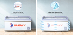Tủ đông siêu thị Sanaky VH-888K
