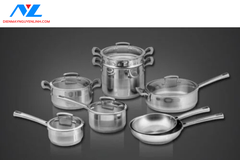 Bộ Nồi Inox 304 Cao Cấp 7 Món Junger CWJ-070