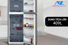 Tủ lạnh Hitachi Inverter 409 lít HRTN6443SAGBKVN