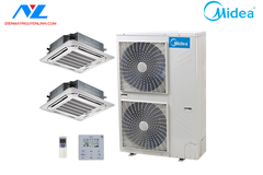 Điều hòa Multi Midea âm trần Inverter 2 chiều 96.000 BTU MQ4A-48HWAN1/MOUB-96HD1N1-R
