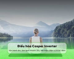 Máy lạnh treo tường Casper Inverter 1.5 HP GC-12IS35