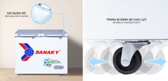 Tủ đông Sanaky Inverter VH-2599A4K cánh kính cường lực