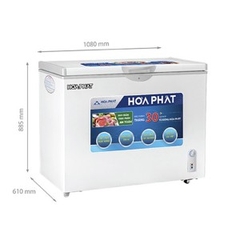 Tủ đông Hòa Phát 1 ngăn 1 cánh HCF 516S1Đ1 252 lít