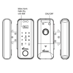 Khóa điện tử Demax EL900G AC App Wifi Remote