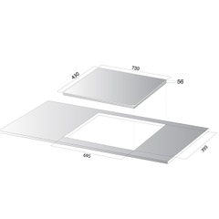 BẾP TỪ 2 VÙNG NẤU KOCHER DI-220