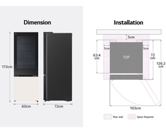 Tủ lạnh LG Inverter 340 lít InstaView LBB33BGMAI
