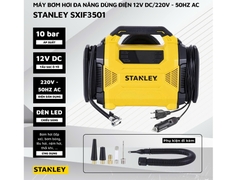 Máy bơm hơi đa năng dùng điện 12V/220V Stanley SXIF3501