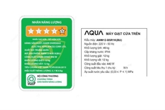 Máy giặt Aqua Inverter 12 kg AWM12-BSR1K(BU) Mẫu mới 2025