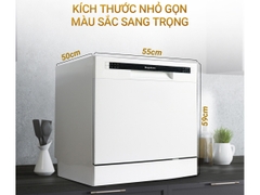 Máy rửa bát 8 bộ cao cấp Nagakawa NK8D61M