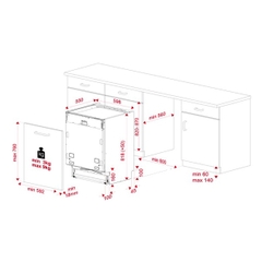 Máy rửa chén Teka DFI 76950 WH 114260004