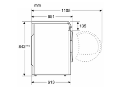 Máy Sấy Quần Áo BOSCH WQB245B40 SERIE 8