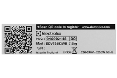 Máy sấy Electrolux 8 kg EDV804H3WC