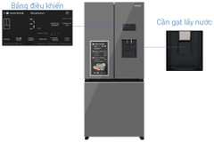 Tủ lạnh Panasonic Inverter 495 lít Multi Door PRIME+  NR-CW530XMMV