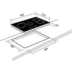 BẾP TỪ ÂM TEKA IRF 9430