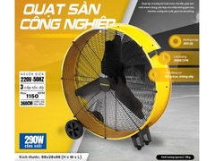 Quạt công nghiệp Stanley SLF307627D - 30 inch