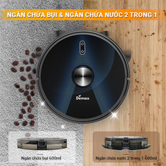 Robot hút bụi lau nhà DEMAX S300-Laser 306 độ
