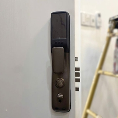 Khóa thông minh tự động màn hình chuông Demax SL818 AC APP REMOTE