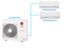 Combo Multi LG 1 Dàn Nóng 3.5Hp + 2 Dàn Lạnh Treo Tường 2 Hp/2.5 Hp
