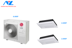 Combo Multi LG 1 Dàn Nóng 4 Hp + 2 Dàn Lạnh Âm Trần 1 Hướng Thổi 2 Hp