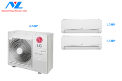 Combo Multi LG 1 Dàn Nóng 2.5Hp + 2 Dàn Lạnh Treo Tường 1.5 Hp