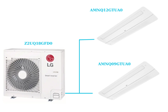 Combo Multi LG Inverter 2.0HP Z2UQ18GFD0/ AMNQ09GTUA0 + AMNQ12GTUA0