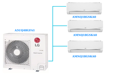 Combo Multi LG 1 Dàn Nóng 5.0Hp + 3 Dàn Lạnh Treo Tường 2 Hp