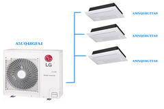 Combo Multi LG 1 Dàn Nóng 5.0 Hp 3 Dàn Lạnh Âm Trần 1 Hướng Thổi 2 Hp