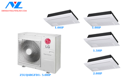 Combo Multi LG Inverter 5.0 HP Z5UQ48GFD1 / AMNQ09GTUA0 + AMNQ09GTUA0  + AMNQ12GTUA0  + AMNQ18GTTA0