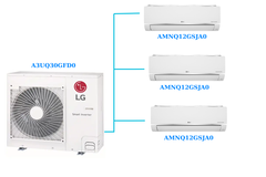 Combo Multi LG 1 Dàn Nóng 3.5Hp + 3 Dàn Lạnh Treo Tường 1.5 Hp