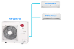 Combo Multi LG 1 Dàn Nóng 2.5 Hp + Dàn Lạnh Treo Tường 1.5 Hp/2 Hp